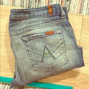 7 For All Mankind A pocket with Crystals
